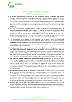 Fossil fuels&zwnj;  - International Energy Agency