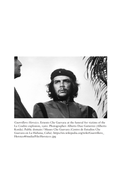 Guerrillero Heroico. Ernesto Che Guevara at the funeral for victims