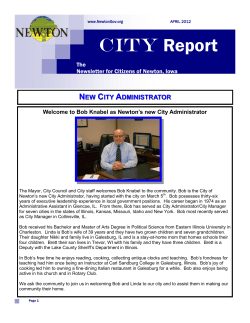 CITY Report - City of Newton