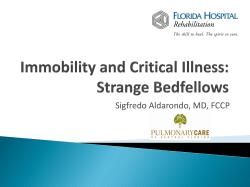 Sigfredo Aldarondo, MD, FCCP - Florida Hospital Sports Medicine