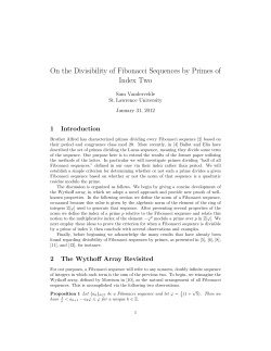 On the Divisibility of Fibonacci Sequences by Primes of Index Two