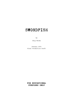 Swordfish - Daily Script