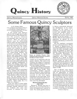 Quincy~ Some Famous Quincy Sculptors