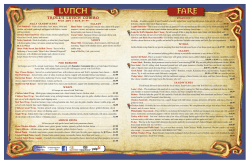 FARE LUNCH - Troll Pub Under the Bridge