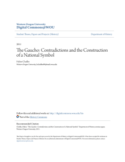 The Gaucho: Contradictions and the Construction of a National