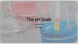 The pH Scale - MrsPage.com