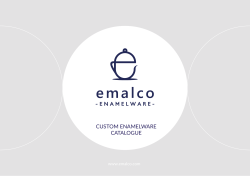 custom enamelware catalogue