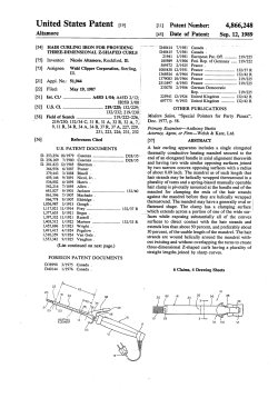 Hair curling iron for providing three-dimensional Z