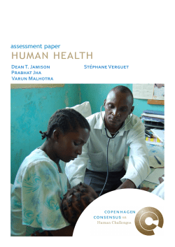 human health - Copenhagen Consensus Center