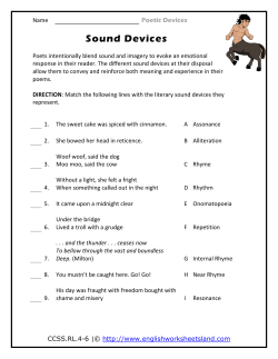 Sound Devices - English Worksheets Land