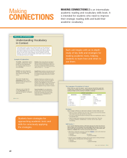MAKING CONNECTIONS 2 is an intermediate