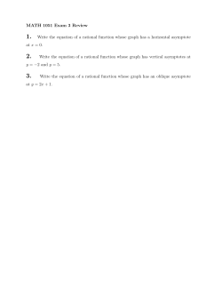 Exam 3 Review Sheet - Math-UMN