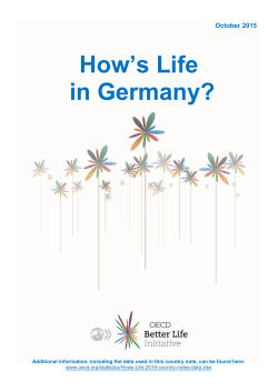 How`s Life in Germany?