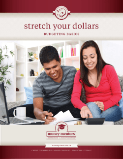 Stretch Your Dollars: Budgeting basics - ALIS