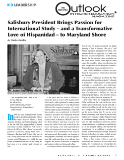 Hispanic Outlook Profile