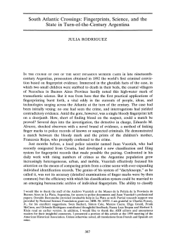 South Atlantic Crossings: Fingerprints, Science