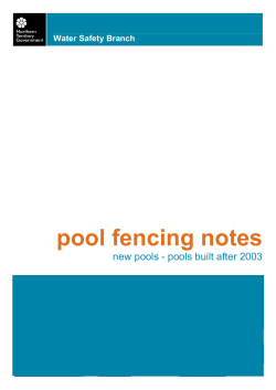 pool fencing notes