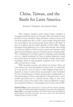 China, Taiwan, and the Battle for Latin America - Inter