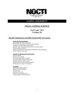 Small Animal Science (Customized), 7413