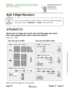 Add 3-Digit Numbers - MathCoach Interactive