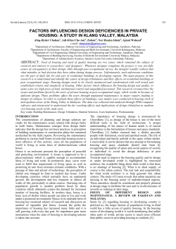 factors influencing design deficiencies in private