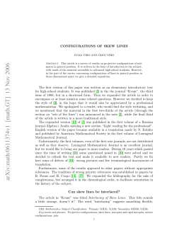 arXiv:math/0611374v1 [math.GT] 13 Nov 2006