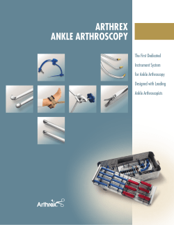Arthrex Ankle Arthroscopy