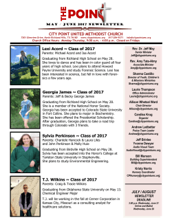 May_June 2017 Newsletter - City Point United Methodist Church