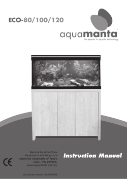 Aquamanta Eco Aquariums 80/ 100