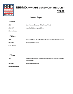 nhdmo awards ceremony results- state