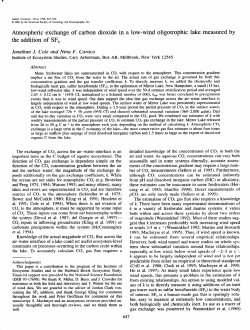43 - American Society of Limnology and Oceanography