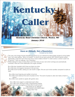 Kentucky Road Christian Church, Mexico, MO January