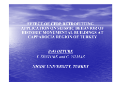 Effect of CFRP Retrofitting Application on Seismic