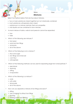 Mixtures - Ecosystemforkids.com