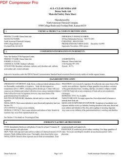 MSDS AC Soda Ash