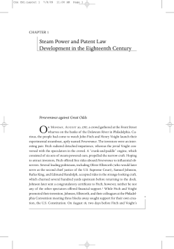 Steam Power and Patent Law: Development in the Eighteenth