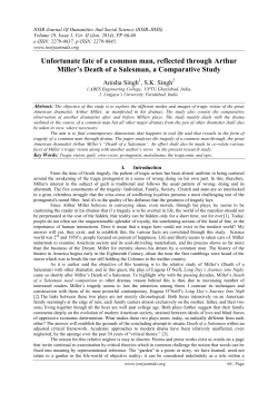 Unfortunate fate of a common man, reflected through Arthur