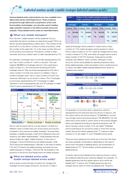 stable isotope-labeled amino acids