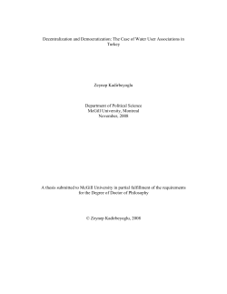 CHAPTER 1: Decentralization, Democratic