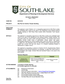 ZA16-014 - City of Southlake