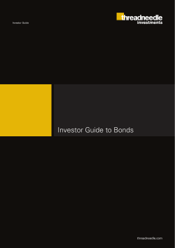 Investor Guide to Bonds - Columbia Threadneedle Investments