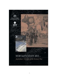 Mortality Study 2003: Australian Veterans of the Korean War (full