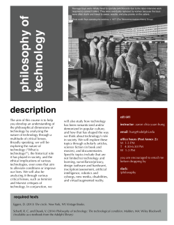 Philosophy of Technology syllabus.pages