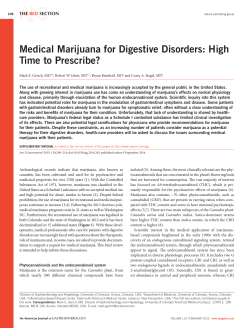 Medical Marijuana for Digestive Disorders
