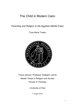 The Child in Modern Cairo - DUO