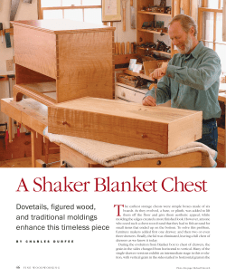 A Shaker Blanket Chest
