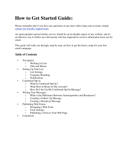 How to Get Started Guide