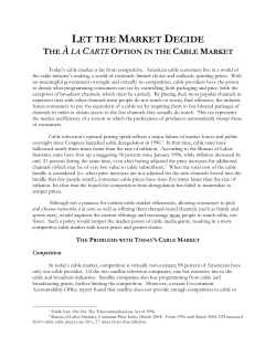 Let the Market Decide