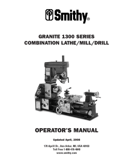 operator`s manual