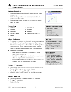 Summary of lesson - TI Education